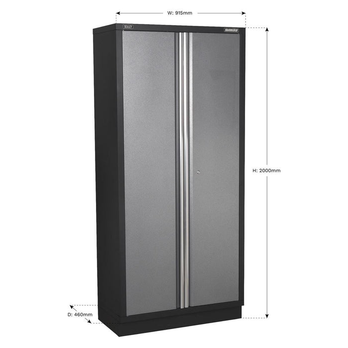 Sealey Modular Floor Cabinet 2 Door Full Height 915mm APMS56 Sealey - Town Tools 