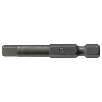 Teng Tools 1/4" Hex Bits 50mm 5mm 3 pcs