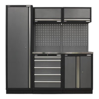 Sealey Superline Pro 2.0m Storage System Stainless Worktop APMSSTACK02SS