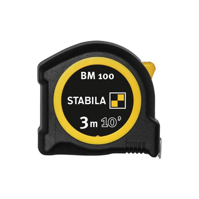 Stabila BM 100 Compact Pocket Tape 3m/10ft (Width 19mm) Stabila - Town Tools