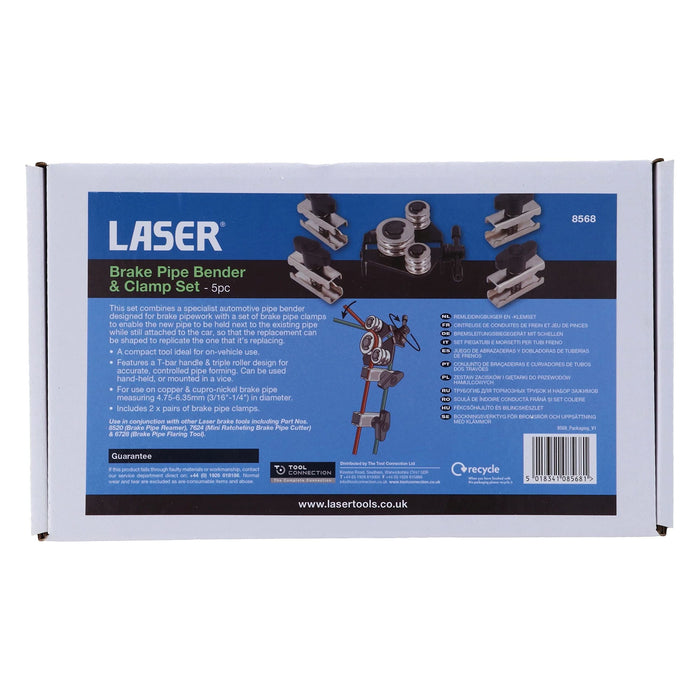 Laser Brake Pipe Bender & Clamp Set 8568