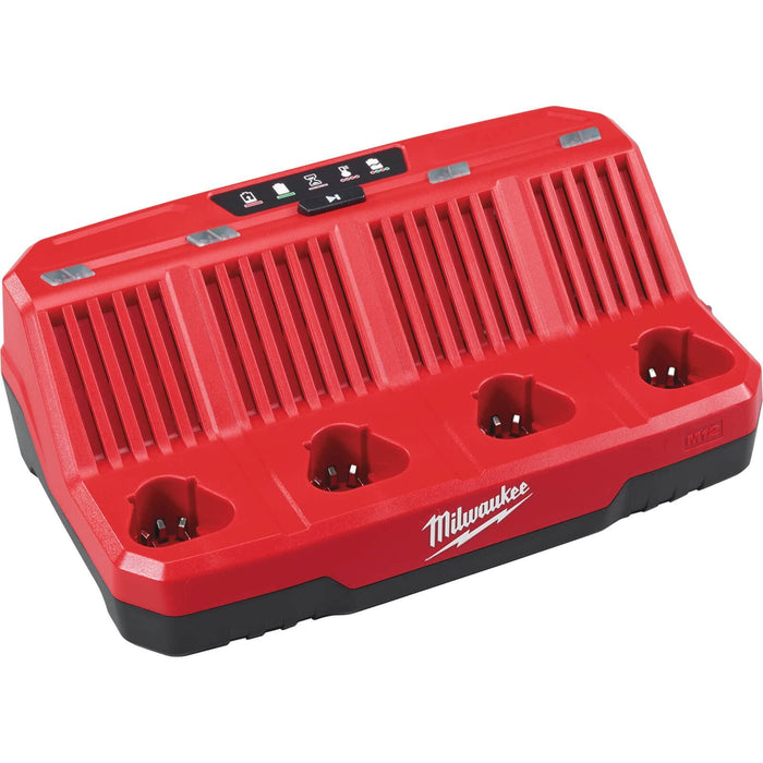 Milwaukee M12C4 M12 4 Bay Multi Charger Milwaukee - Town Tools