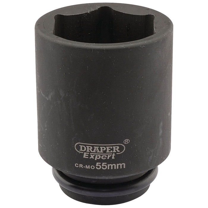 Draper Expert HI-TORQ 6 Point Deep Impact Socket, 3/4" Sq. Dr., 55mm Draper - Town Tools 