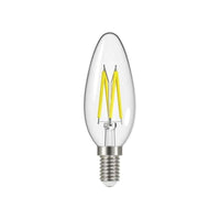 Energizer® LED SES (E14) Candle Filament Non-Dimmable Bulb, Warm White 250 lm 2.3W