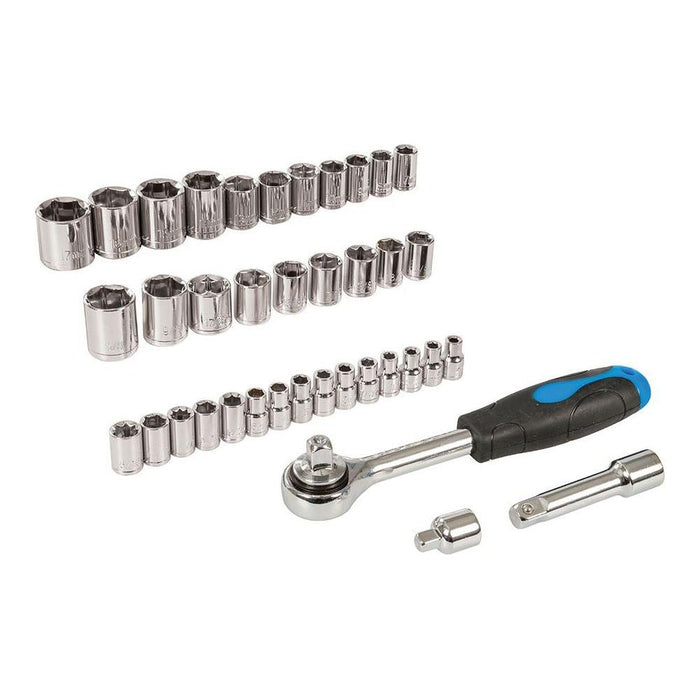 Silverline Compact Socket Set 39pce 39pce Silverline - Town Tools 