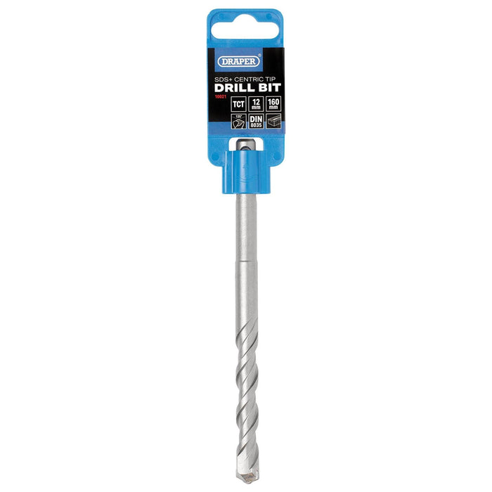 Draper SDS Plus Centric Tip Drill Bit, 12.0 x 160mm Draper - Town Tools