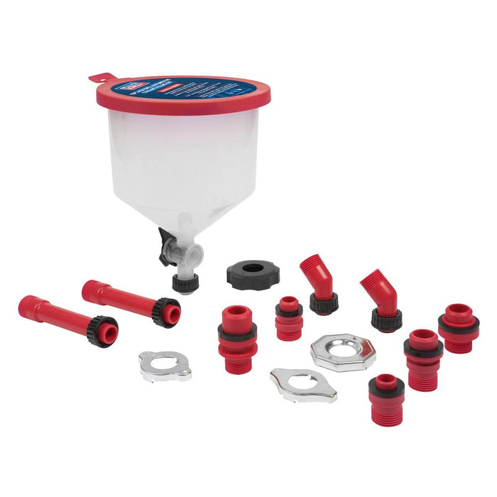 Sealey Non-Spill Automotive Coolant Filling Set 15pc VS0045 Sealey - Town Tools 