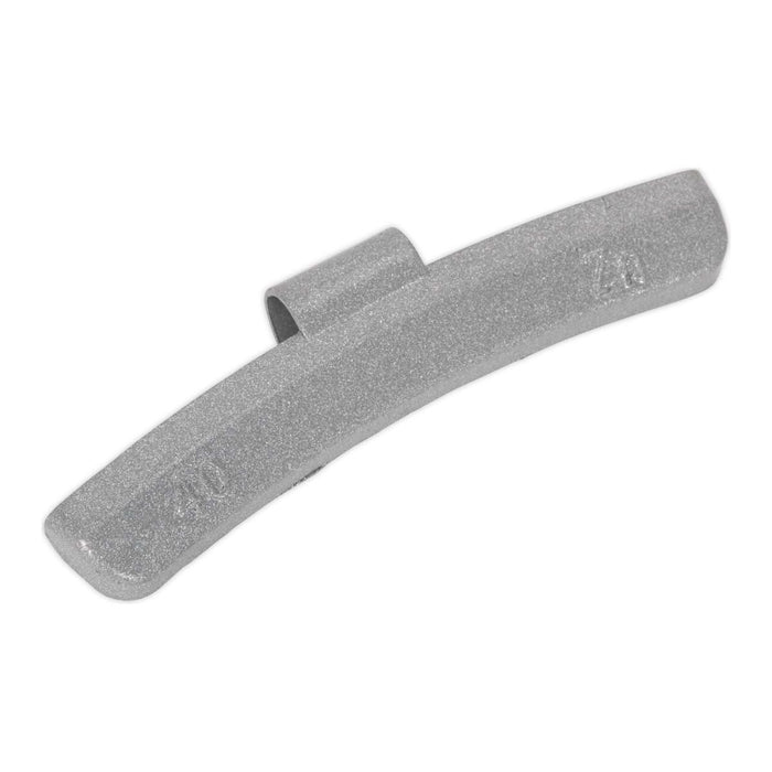 Sealey Wheel Weight 40g Hammer-On Plastic Coated Zinc for Alloy Wheels Pack of 5 Sealey - Town Tools 