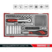 Teng Tools 1/4" Socket Set 6 pt TT1 35 Pieces Teng Tools - Town Tools 