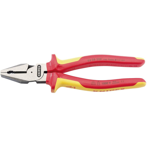 Draper Knipex 02 08 200UKSBE VDE Fully Insulated High Leverage Combination Plier Draper - Town Tools 