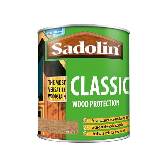 Sadolin Classic Wood Protection Natural 1 litre Sadolin - Town Tools
