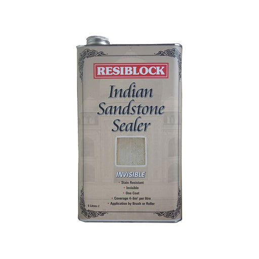 Everbuild Sika Resiblock Indian Sandstone Sealers Invisible 5 litre Everbuild Sika - Town Tools