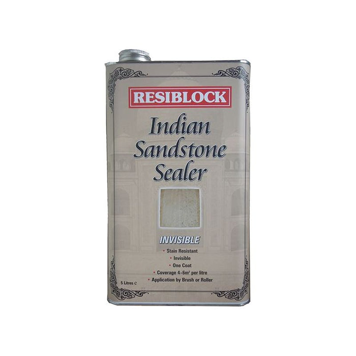 Everbuild Sika Resiblock Indian Sandstone Sealers Invisible 5 litre Everbuild Sika - Town Tools