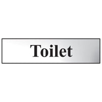 Scan Toilet - Polished Chrome Effect 200 x 50mm