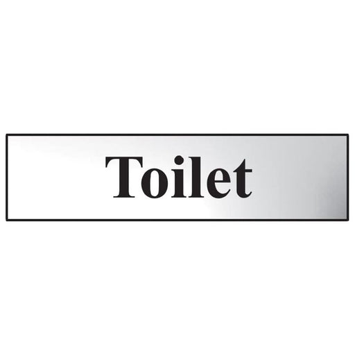 Scan Toilet - Polished Chrome Effect 200 x 50mm Scan - Town Tools