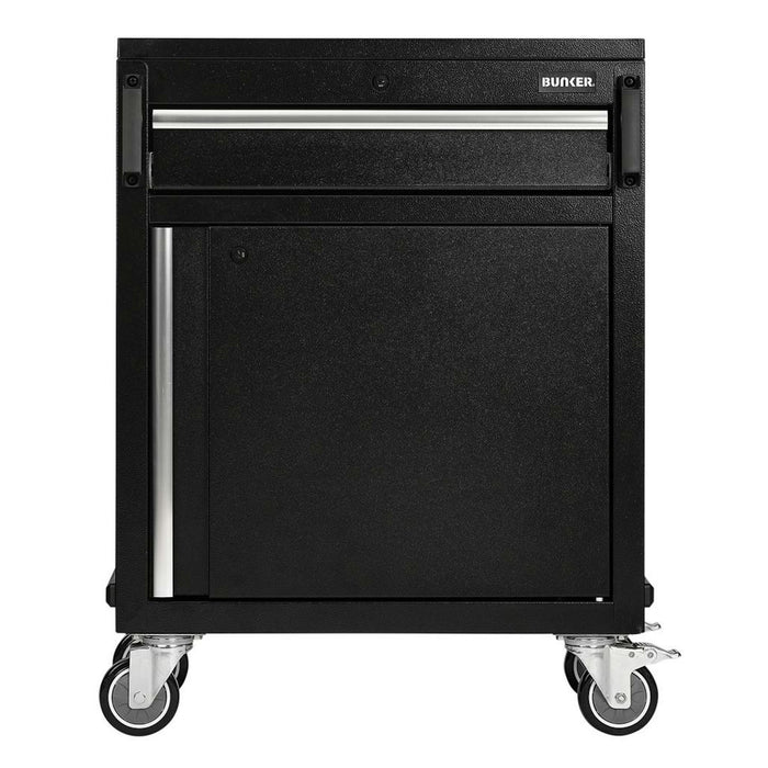 BUNKER Modular Power Tool Mobile Cabinet, 1 Drawer, 1 Door, 646mm - MS400-PTT