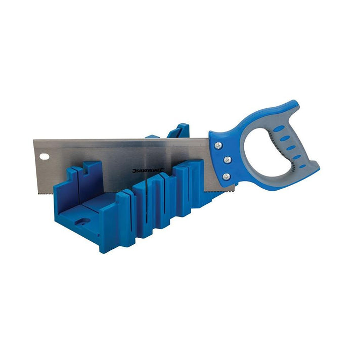 Silverline Expert Mitre Box & Saw 300 x 90mm Silverline - Town Tools 
