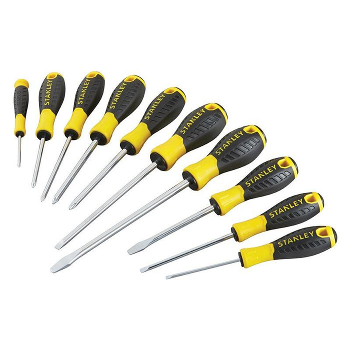 Stanley® Hand Tools 0-60-211 Essential Screwdriver Set, 10 Piece STANLEY® Hand Tools - Town Tools