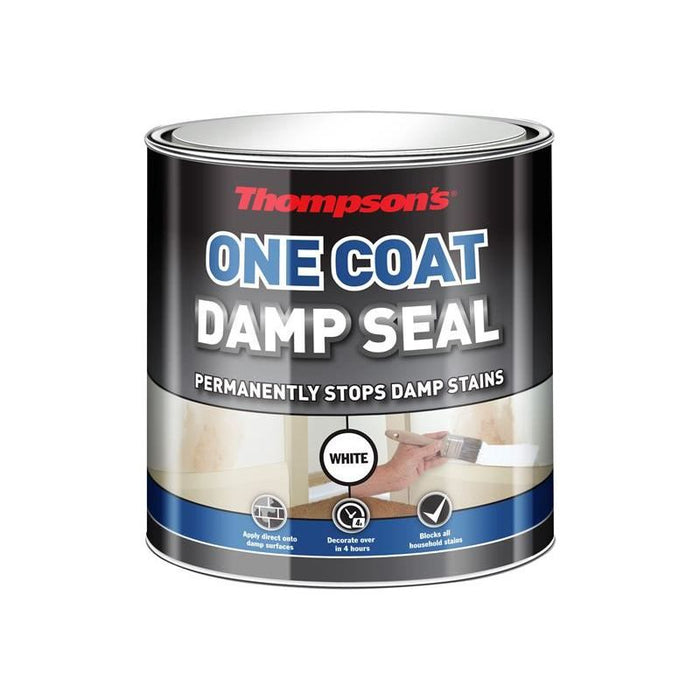Ronseal Thompson's One Coat Stain Block Damp Seal 2.5 litre Ronseal - Town Tools