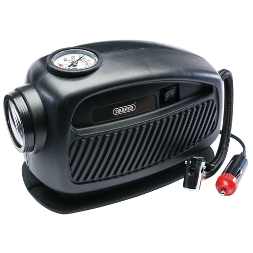 Draper 12V Mini Analogue Air Compressor, 250psi Max. - Discontinued 80999 Draper - Town Tools 