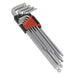 Sealey Ball-End Hex Key Set 9pc Lock-On Imperial AK7181 Sealey - Town Tools 