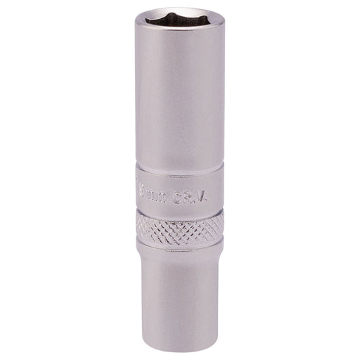 Draper 6 Point Deep Socket, 1/4" Sq. Dr., 9mm 82139 Draper - Town Tools 