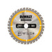 Dewalt Power Tools Cordless Construction Trim Saw Blade 165 x 20mm x 36T DeWALT Power Tools - Town Tools