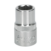 Sealey WallDrive Socket 10mm 3/8"Sq Drive S3810