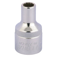 Draper Elora Bi-Hexagon Socket, 1/2" Sq. Dr., 8mm 24533