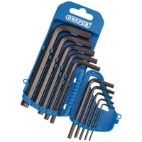 Draper Metric Hexagon Key Set with Storage Holder (10 Piece) 33687