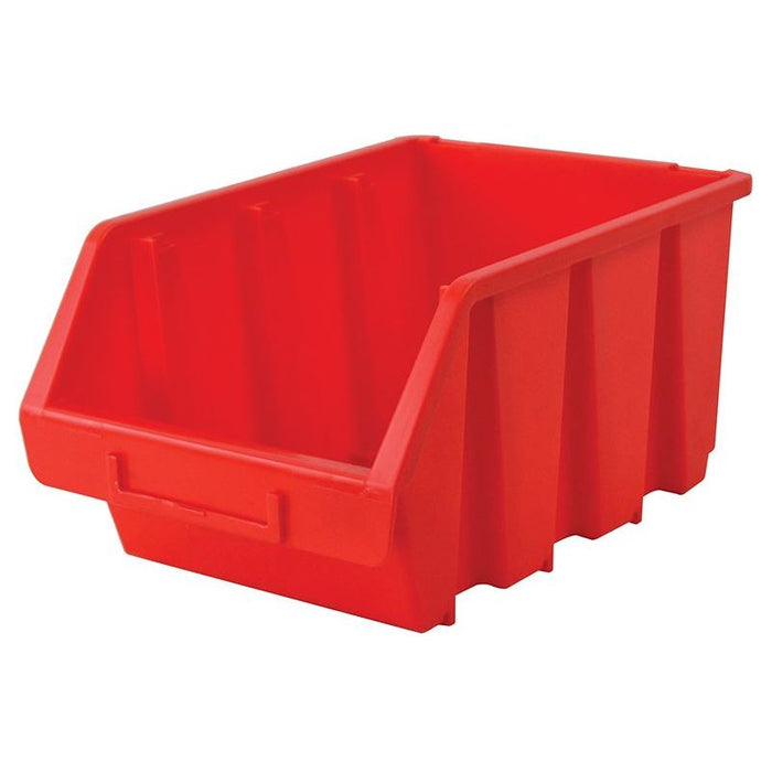 Faithfull Interlocking Storage Bin Size 3 Red 170 x 240 x 126mm Faithfull - Town Tools