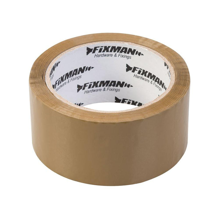 Fixman Packing Tape 48mm x 66m Brown 6pk Fixman - Town Tools 