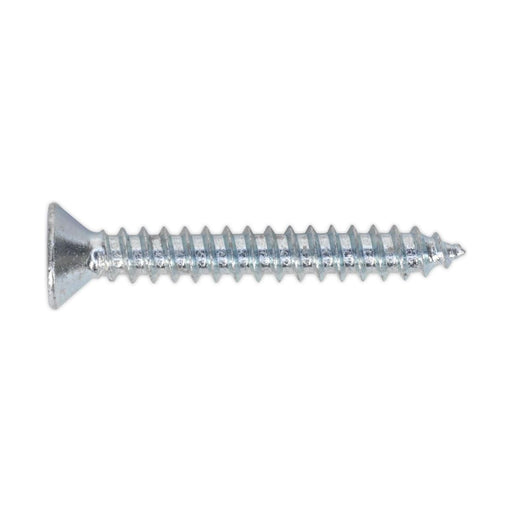 Sealey Self Tapping Screw 3.5 x 25mm Countersunk Pozi Pack of 100 ST3525 Sealey - Town Tools 