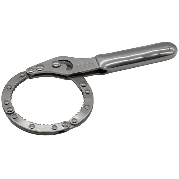 Sealey Adjustable Oil Filter Wrench 65-85mm