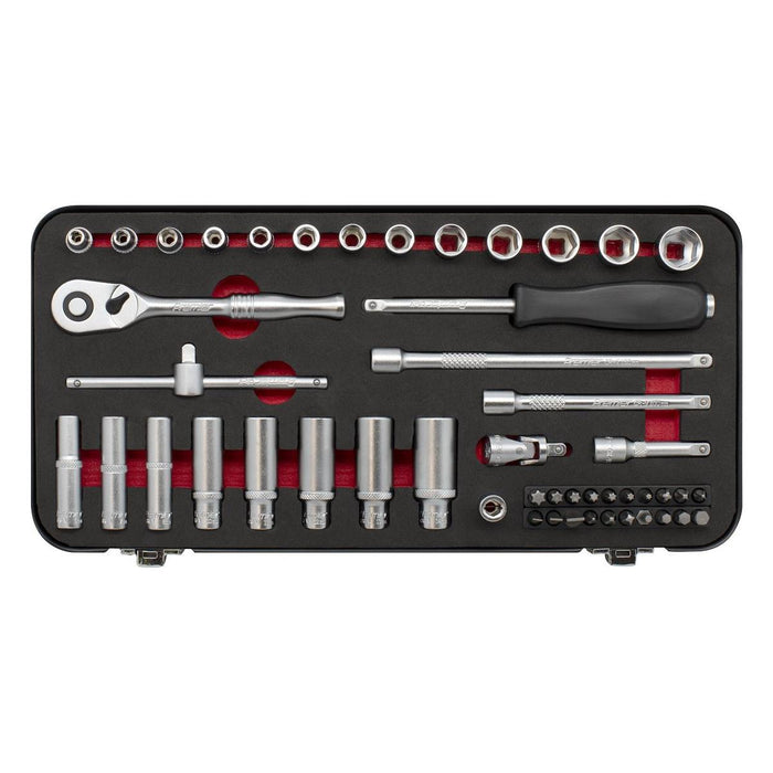 Sealey Premier Platinum Premier Platinum Socket Set 1/4"Sq Drive 49pc AK7920 Sealey Premier Platinum - Town Tools 