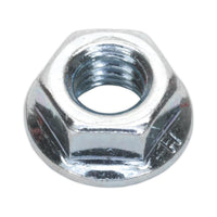 Sealey Flange Nut Serrated M6 Zinc Pack of 100 FN6
