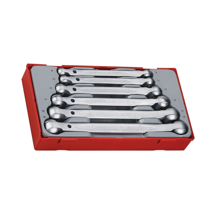 Teng Tools Double Flex Wrench Set TT1 6 Pieces Teng Tools - Town Tools 