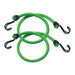 Master Lock Twin Wire Bungee Cord 80cm Green 2 Piece Master Lock - Town Tools