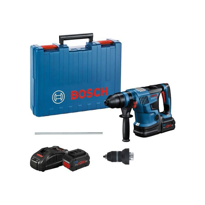Bosch GBH 18V-34 CF Pro BITURBO SDS-Plus Rotary Hammer 18V 2 x 8.0Ah ProCORE18V Li-ion Bosch - Town Tools