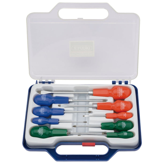 Draper Cabinet Pattern Screwdriver Set (9 Piece) 29613 Draper - Town Tools 