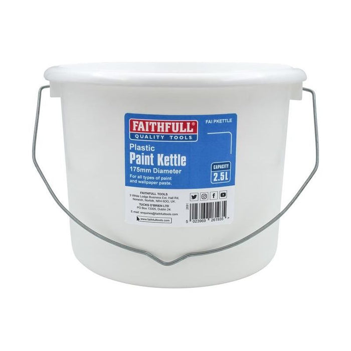 Faithfull Plastic Paint Kettle 2.5 litre Faithfull - Town Tools