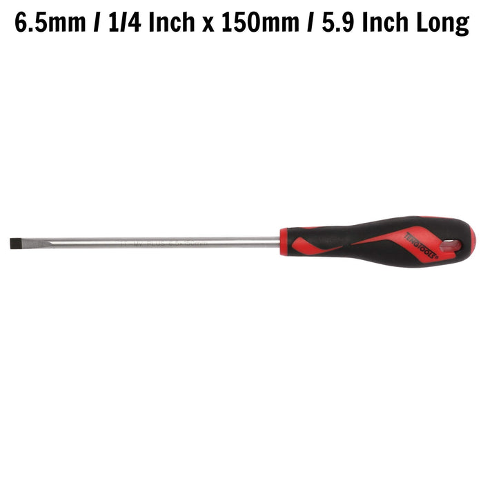 Teng Tools Flat Screwdriver 1.2 x 6.5 x 150mm M Teng Tools - Town Tools 