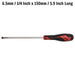 Teng Tools Flat Screwdriver 1.2 x 6.5 x 150mm M Teng Tools - Town Tools 