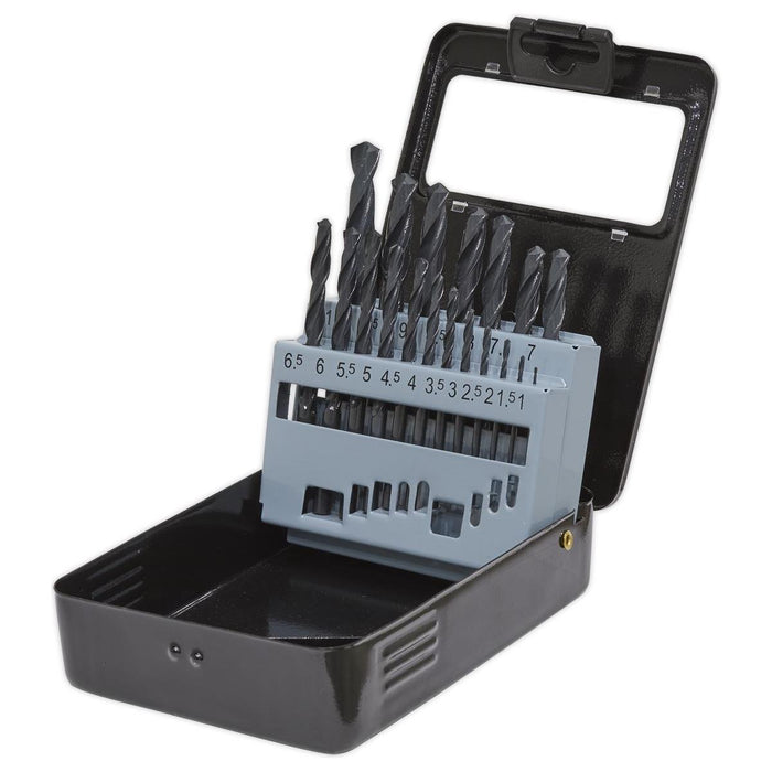 Sealey HSS Roll Forged Drill Bit Set 19pc1-10mm DBS19RF Sealey - Town Tools 