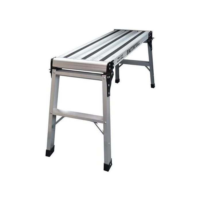 Faithfull Fold Away Step Up Aluminium L100 x H52 x W30cm Faithfull - Town Tools