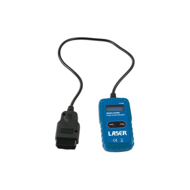 Laser OBDII/EOBD Fault Code Reader 7728 Laser - Town Tools 