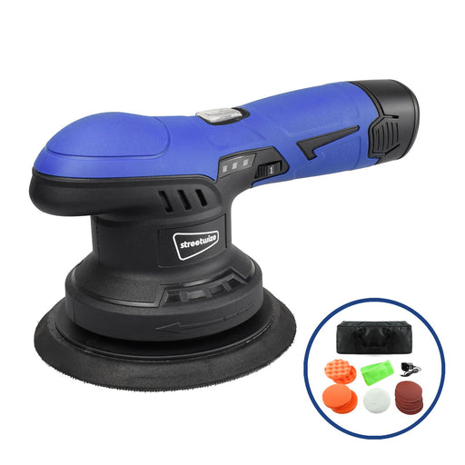 Portable Cordless Car Polisher Buffer Sander Polishing Machine Kit SWCP3 Streetwize - Town Tools 