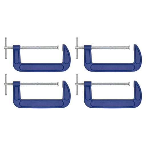 Sealey G-Clamp 200mm Pack of 4 AK60084 Sealey - Town Tools 