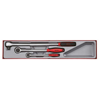 Teng Tools Long Arm Ratchet Set TTX4 3 pieces