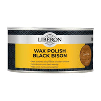 Liberon Wax Polish Black Bison Dark Oak 500ml